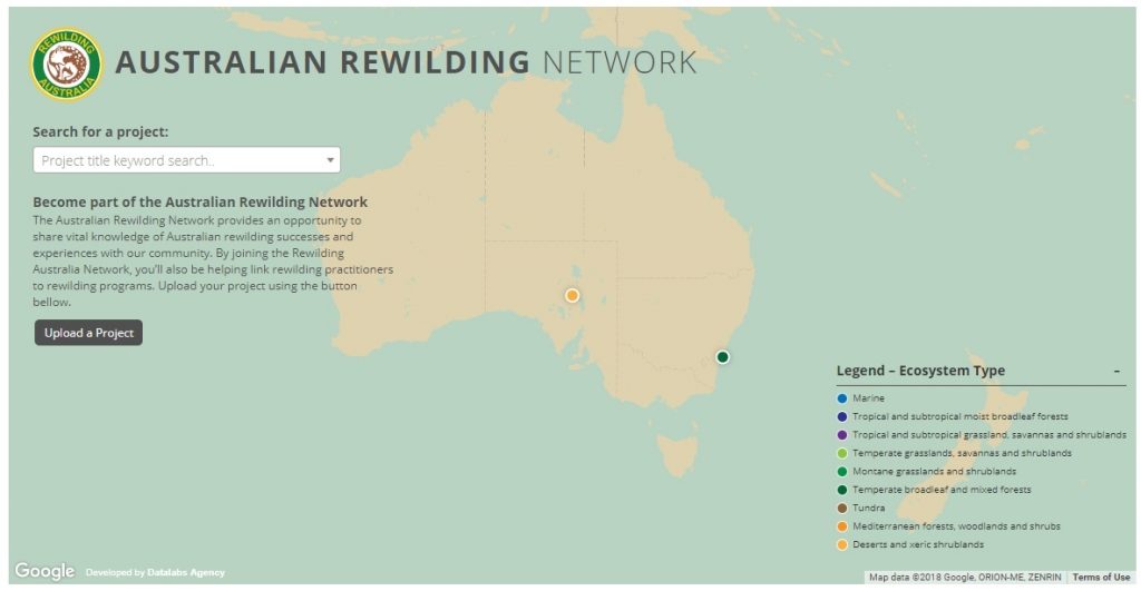 Map of Australia for interactive project